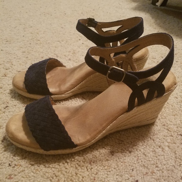 8.5 10 SONOMA Goods Anet Women/'s Espadrille Wedge Sandals Shoes Tan Sz.8